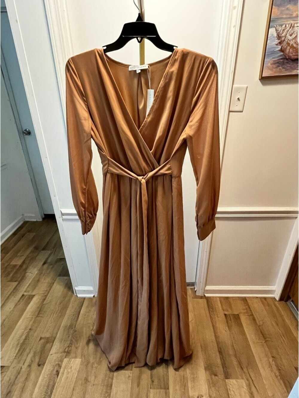 Baltic Born Terracotta Wrap Maxi Dress - Size XL - New With Tags